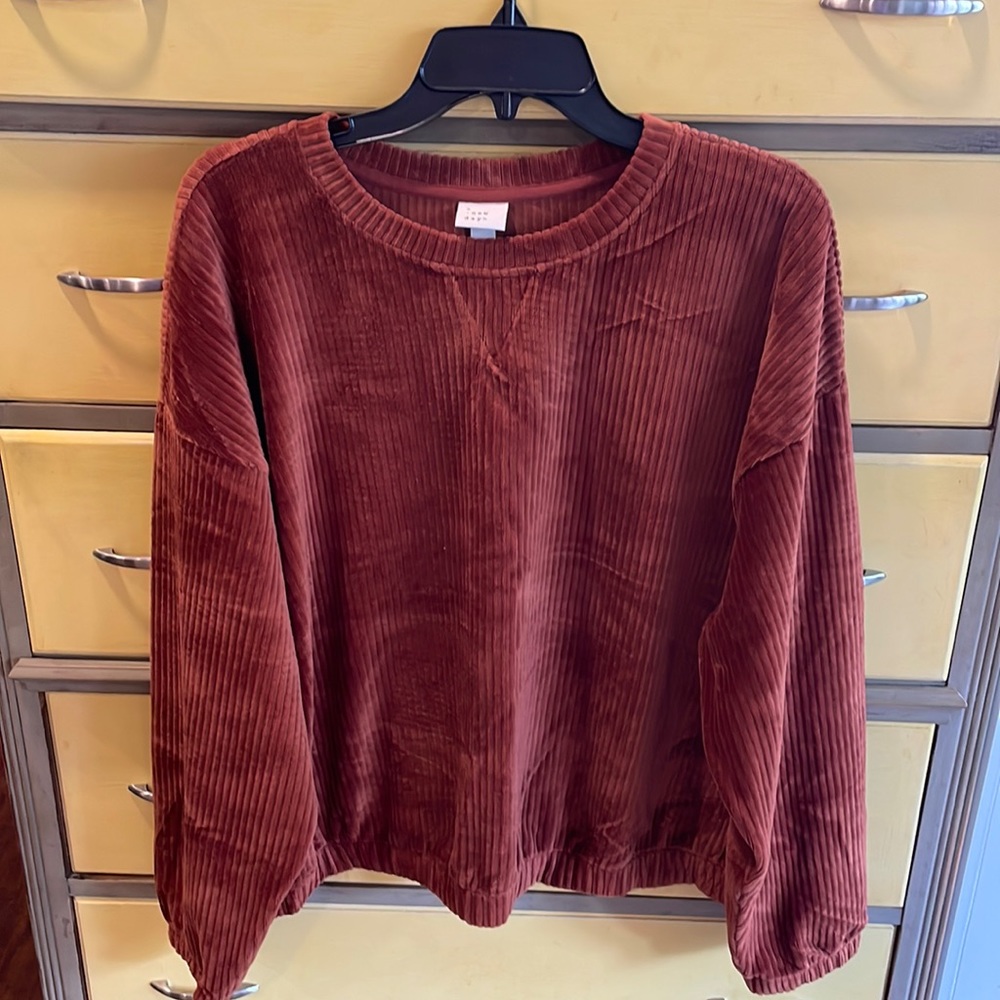 A NEW DAY VELOUR TOP SIZE XXL